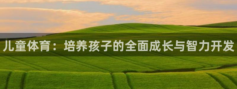 yy易游官方正版app集团简介：儿童体育：培养孩子的