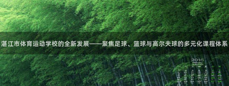 yy易游官网下载平台注册要钱吗：湛江市体育运动学校的全新发展